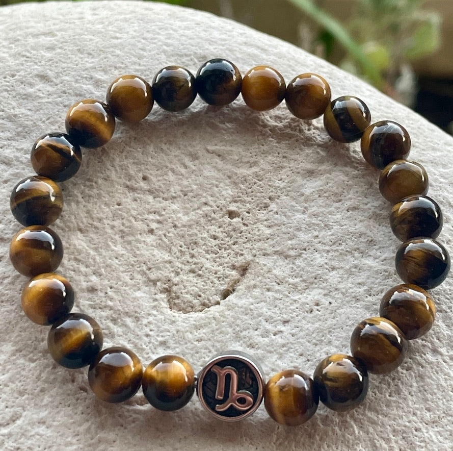 Capricorn on Golden Tiger's Eye