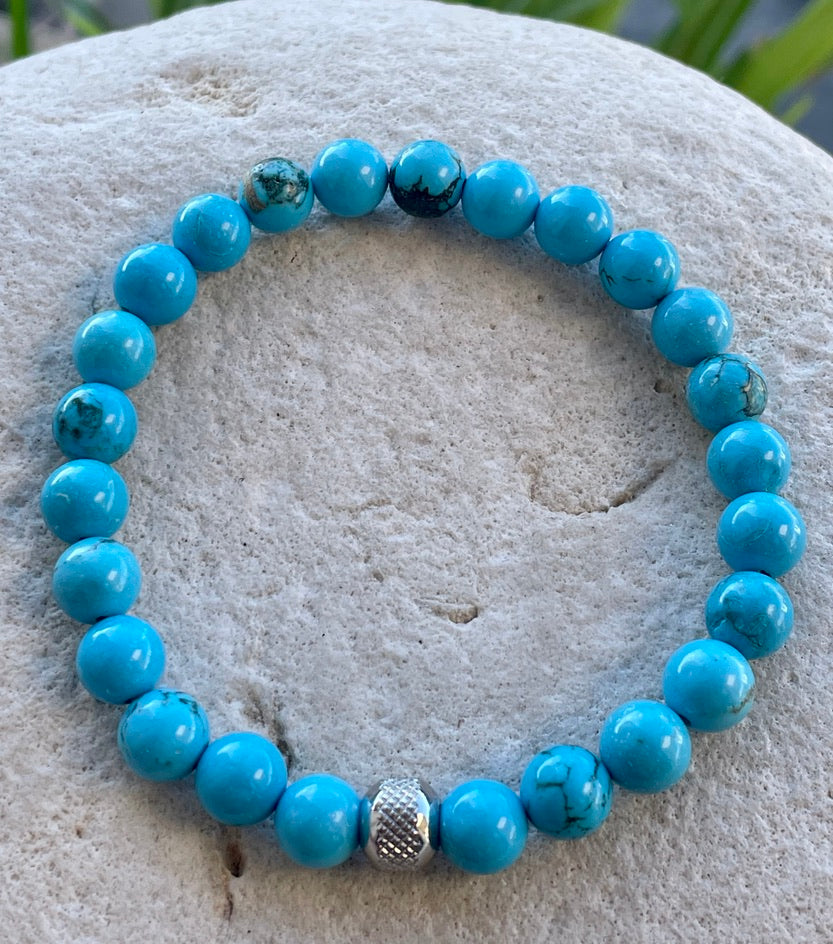 Turquoise Bracelet with Chic Charm