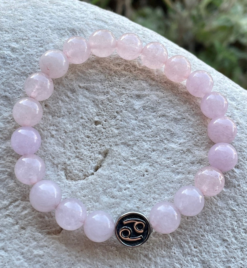 Cancer on Rose Quartz