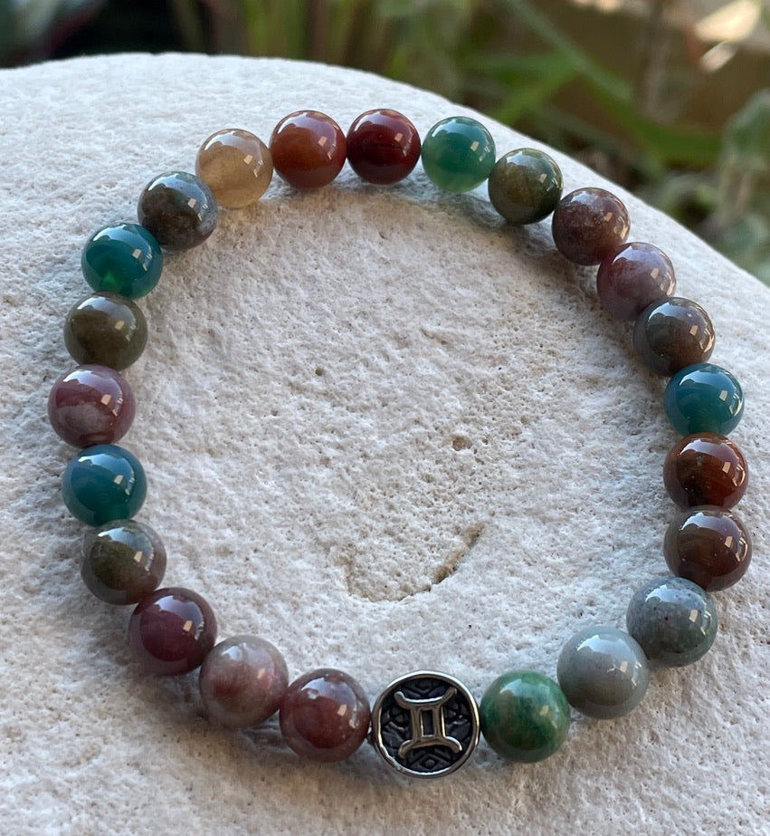 Gemini on Indian Agate