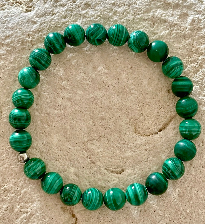 Malachite Yogi Braclet