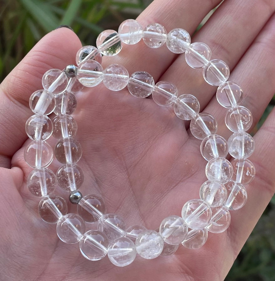 Clear Quartz Yogi Bracelet