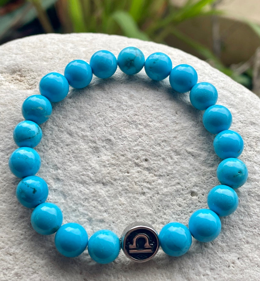 Libra on Turquoise