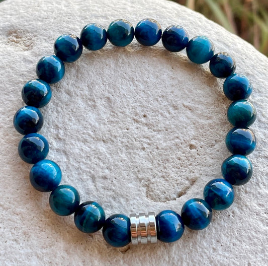 Blue Tiger's Eye Bracelet